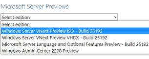 Windows Server VNext预览版发布