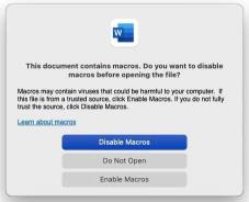Dridex攻击苹果macOS平台（mac 攻击）