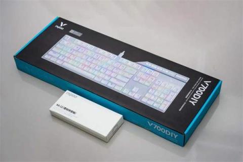 Rapoo雷柏机械键盘V700DIY开箱使用（雷柏v700机械键盘怎么样）